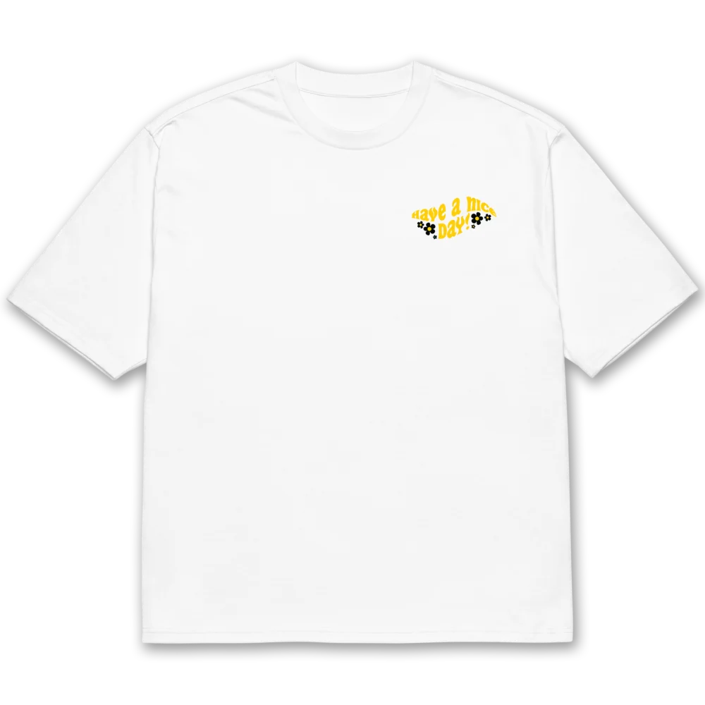 Have a Nice Day Oversized T-Shirt - Görsel 2